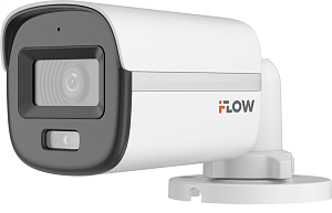 HD-TVI камера iFlow F-AC-2126M(3.6мм), 2 Мп, цилиндрическая мини-камера BrightVu, 3.6 мм, ИК 20 м / LED 20 м, IP67