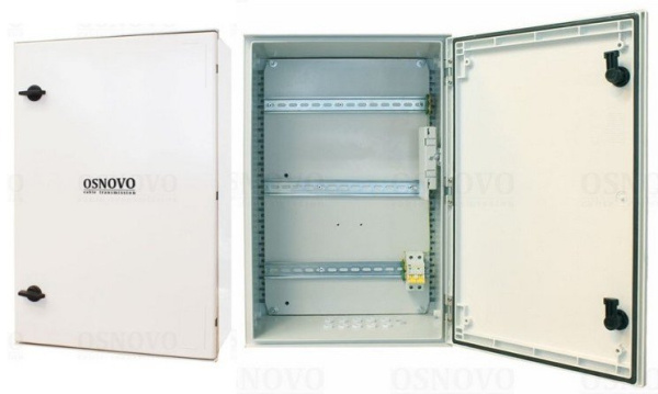 Кросс оптический уличный в монтажном шкафу OSNOVO OSP-461