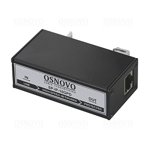 Устройство грозозащиты Ethernet OSNOVO SP-IP-10GPD