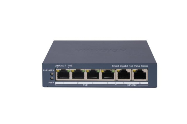 PoE-коммутатор управляемый Hikvision DS-3E1506P-EI/M