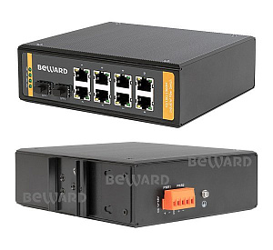 PoE-коммутатор промышленный BEWARD STP-0802HPv2