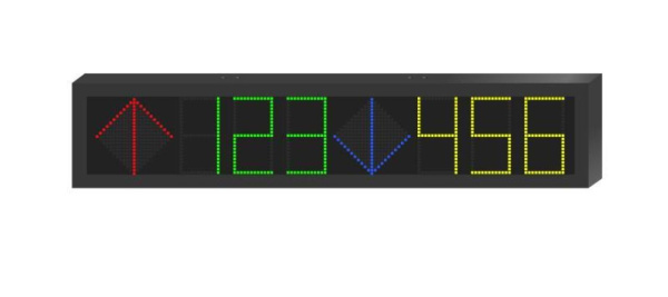 Табло парковочной навигации Hikvision DS-TVL121-6-5D