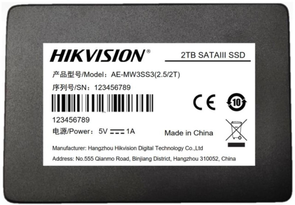 Накопитель SSD Hikvision AE-MW3SS3