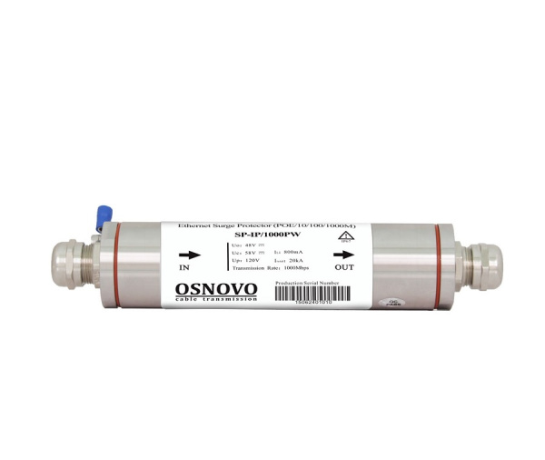 Устройство грозозащиты Ethernet OSNOVO SP-IP/1000PW