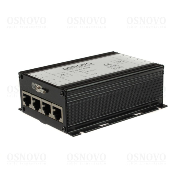 Устройство грозозащиты Ethernet OSNOVO SP-IP4/1000P