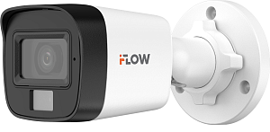 HD-TVI камера iFlow F-AC-2122M(3.6мм), 2 Мп, цилиндрическая мини-камера, 3.6 мм, ИК 30 м / LED 20 м, IP67