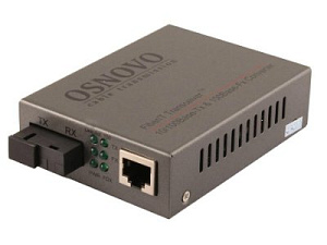 Медиаконвертер оптический OSNOVO OMC-100-11S5a