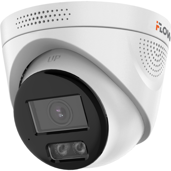 IP-камера iFlow F-IC-1349CM(4mm), 4 Мп, купольная, 4 мм, гибридная подсветка 30 м, IP67