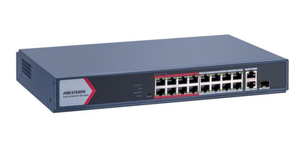 PoE-коммутатор управляемый Hikvision DS-3E1318P-EI/M