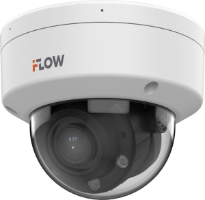 IP-камера iFlow F-IC-1742CMZ4(2.8-12мм), 4 Мп, купольная, 2.8-12 мм, ИК 30 м / LED 30 м, IP67, IK08