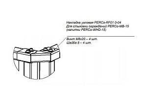 Накладка верхняя PERCo-RF01 0-04