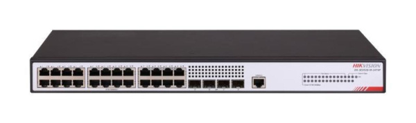 Коммутатор управляемый Hikvision DS-3E2528-HI-24T4F