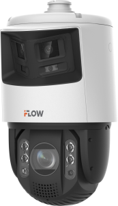 IP PTZ-камера iFlow F-IP-3464PCHSZ32/A, 6 / 4 Мп, купольная, панорамный объектив + PTZ-объектив 32×, ИК 200 м, IP66