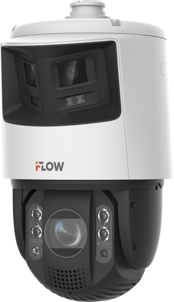 IP PTZ-камера iFlow F-IP-3464PCHSZ32/A, 6 / 4 Мп, купольная, панорамный объектив + PTZ-объектив 32×, ИК 200 м, IP66