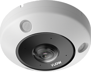 IP-камера iFlow F-IC-5591FCIS, 9 Мп, купольная, фиксированный 2 мм, ИК 15 м, IP67, IK10
