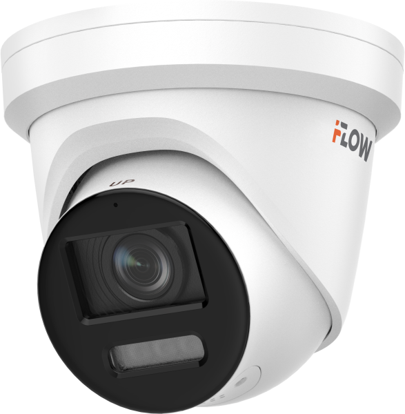 IP-камера iFlow F-IC-2384CM(2.8мм), 8 Мп, купольная, 2.8 мм, LED 30 м, IP67