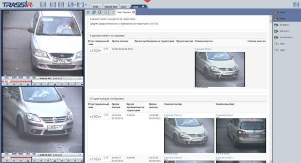 Модуль видеоаналитики AutoTRASSIR Parking