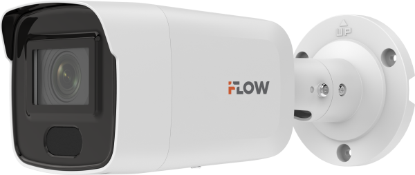 IP-камера iFlow F-IC-3141CS(2.8mm), 4 Мп, цилиндрическая, фиксированный 2.8/4/6 мм, ИК 40 м, IP67