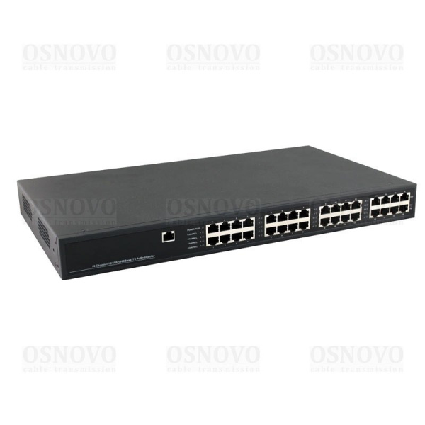 PoE-инжектор OSNOVO Midspan-16/250RGM