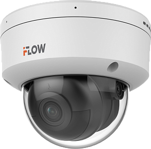 IP-камера iFlow F-IC-3742CMSZ5(2.7-13.5mm), 4 Мп, купольная, вариофокальный моторизированный объектив 2.7-13.5 мм, ИК 40 м, белый свет 40 м, IP67, IK10