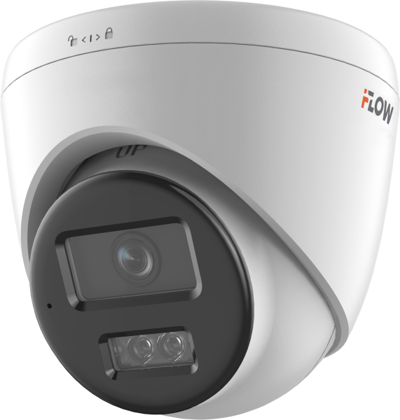 IP-камера iFlow F-IC-1322CM(4мм), 2 Мп, купольная, 4 мм, ИК 30 м / LED 30 м, IP67