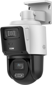 IP PTZ-камера iFlow F-IP-1442PCIZ4, 4 Мп, купольная, фикс. 2.8 мм + PTZ 2.8-12 мм, ИК 40 м, IP66