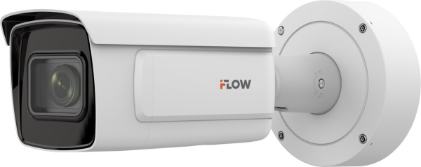 IP-камера iFlow F-IC-5643CHSZ4/PY(B), 4 Мп, цилиндрическая, вариофокальный объектив 2.8-12 мм / 8-32 мм, ИК 60-100 м, IP67, IK10