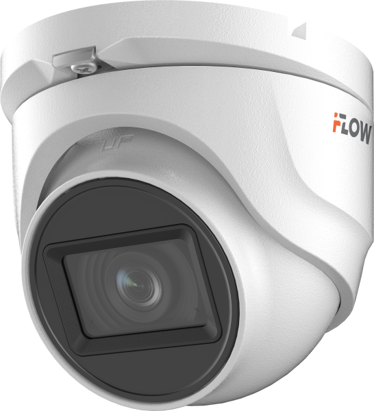 Аналоговая камера iFlow F-AC-2351(2.8мм), 5 Мп, купольная, 2.8 мм, ИК 30 м, IP67