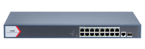 F-SW-EM618POE-VM/L iFLOW | Коммутатор настраиваемый 16 портов PoE + 2 Uplink