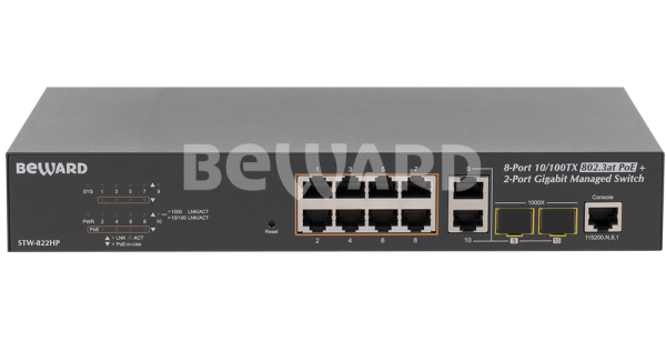 PoE-коммутатор управляемый BEWARD STW-822HP