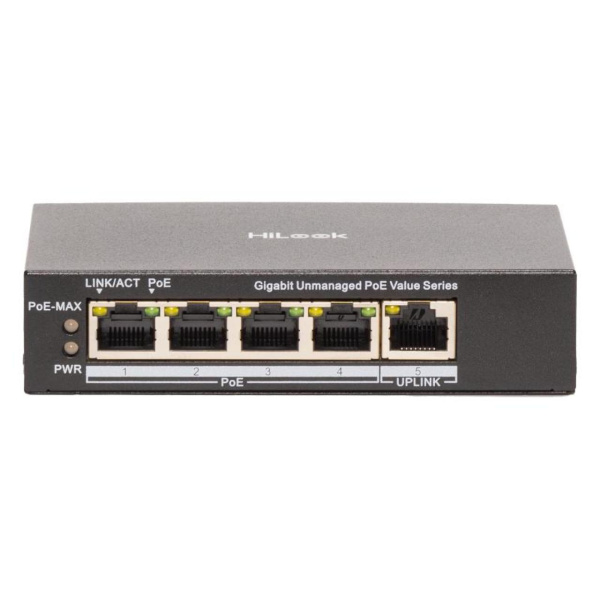 PoE-коммутатор неуправляемый Hikvision NS-0505P-45(B)