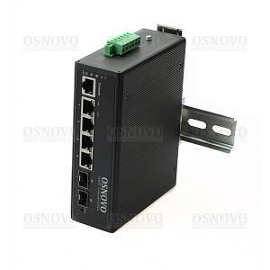 PoE-коммутатор промышленный OSNOVO SW-80402-IL(port 90W, 360W)