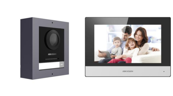 Комплект видеодомофона Hikvision DS-KIS602(C)