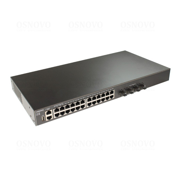 Коммутатор доступа OSNOVO SW-24G4X-L3ST