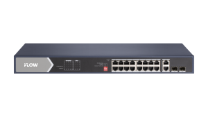 F-SW-EU620HPOE-V iFLOW | Коммутатор неуправляемый 16 портов PoE (Hi-PoE) + 4 Uplink