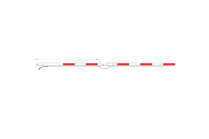 Складная стрела шлагбаума Dahua IPMECD-F-ML-M2020