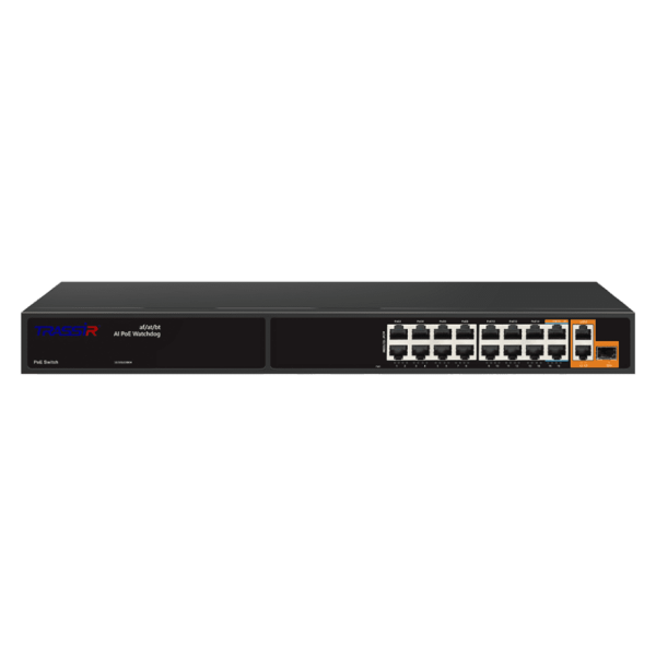 PoE-коммутатор неуправляемый TRASSIR TR-NS11191S-285-16PoE