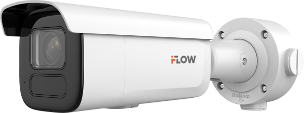IP-камера iFlow F-IC-3649C2MSZ5(2.7-13.5mm), 4 Мп, цилиндрическая, вариофокальный моторизированный объектив, ИК 60 м, IP67, IK10