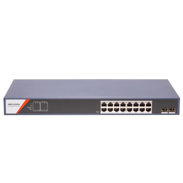 PoE-коммутатор управляемый Hikvision DS-3E1518P-SI-16P2F