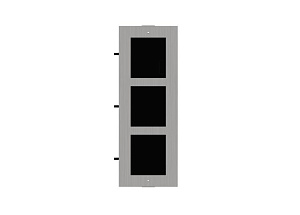 Комплект врезного монтажа 3 модулей Hikvision DS-KD-ACF3/S