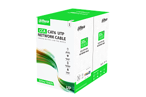 Сетевой кабель U/UTP CAT6, 305 м Dahua PFM922I-6UN-C