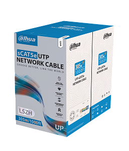 Сетевой кабель U/UTP CAT5e, 305 м Dahua PFM923I-5EUN-C