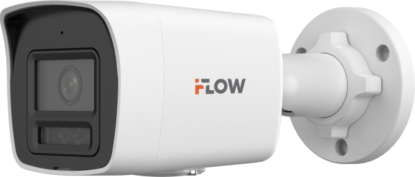 IP-камера iFlow F-IC-1146CM(4мм), 4 Мп, цилиндрическая, 4 мм, ИК 30 м / LED 30 м, IP67