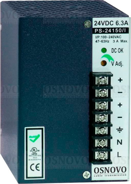 Блок питания OSNOVO PS-24150/I