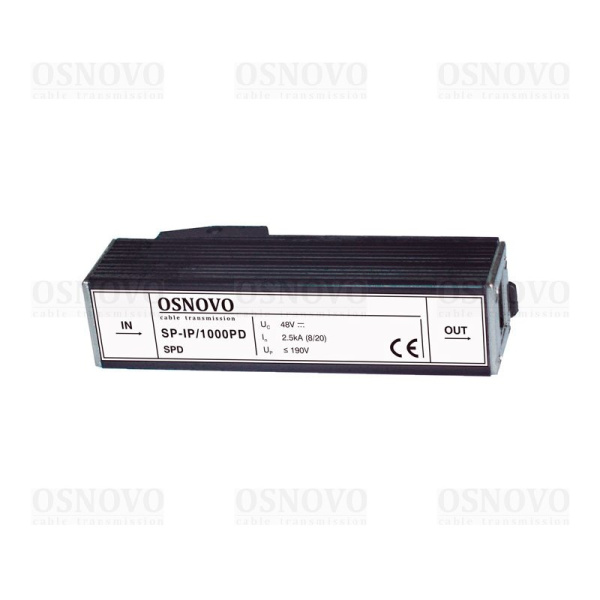 Устройство грозозащиты Ethernet OSNOVO SP-IP/1000PD
