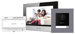 Комплект видеодомофона Hikvision DS-KIS702EY