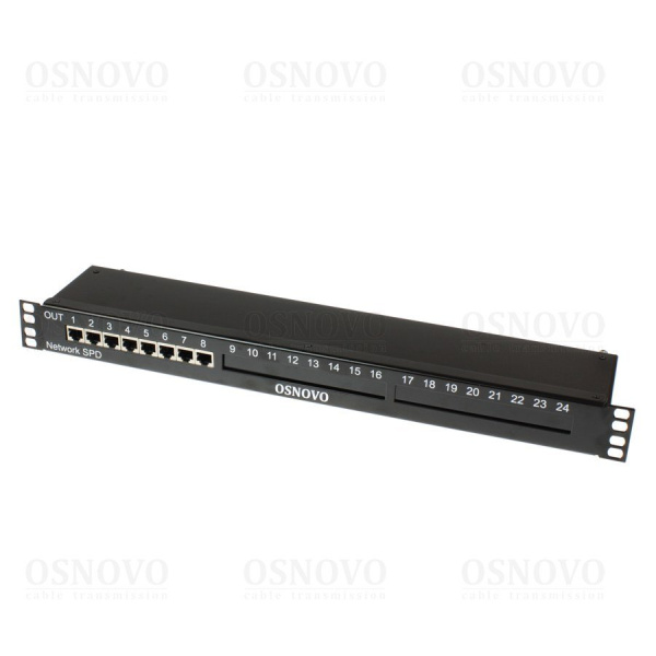 Устройство грозозащиты Ethernet OSNOVO SP-IP8/100R