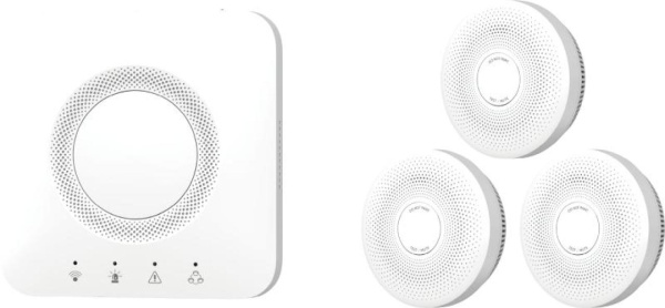 Комплект автономных дымовых извещателей Hikvision HF-KS1-WF
