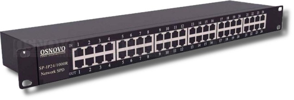 Устройство грозозащиты Ethernet OSNOVO SP-IP24/1000R