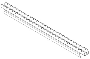 Накладка барьерная PERCo-MB-16.10